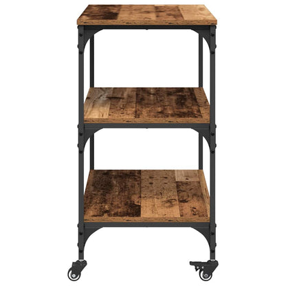 Kitchen Trolley Old Wood 60 x 41 x 76 cm Engineered Wood