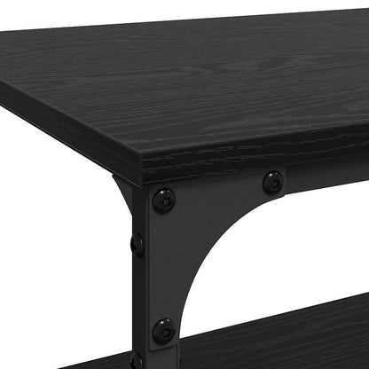 Kitchen Trolley Black Oak 60 x 41 x 76 cm Engineered Wood