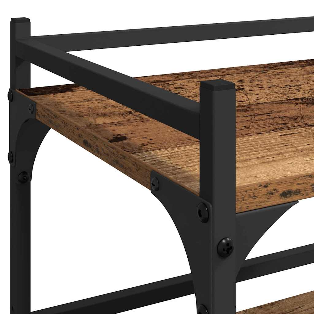 Kitchen Trolley Old Wood 50 x 35 x 75.5 cm Engineered Wood