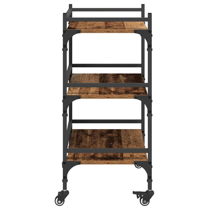 Kitchen Trolley Old Wood 50 x 35 x 75.5 cm Engineered Wood