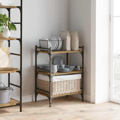 Kitchen Trolley Artisan Oak 50 x 35 x 75.5 cm Engineered Wood