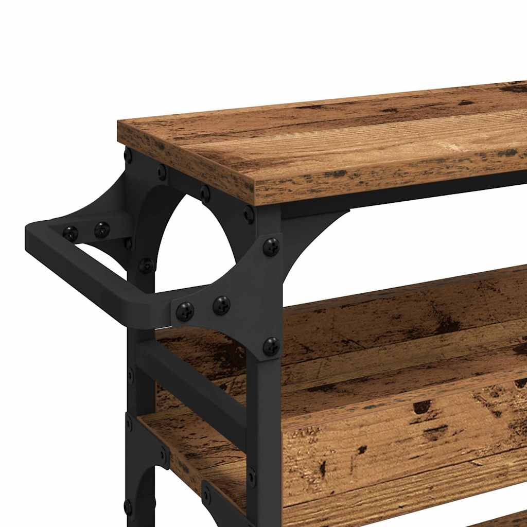 Kitchen Trolley Old Wood 53 x 20 x 76 cm Engineered Wood