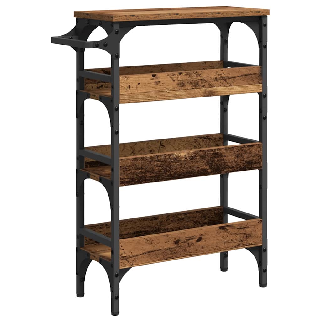 Kitchen Trolley Old Wood 53 x 20 x 76 cm Engineered Wood