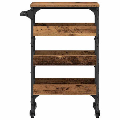 Kitchen Trolley Old Wood 53 x 20 x 76 cm Engineered Wood