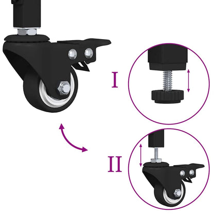 Kitchen Trolley Old Wood 53 x 20 x 76 cm Engineered Wood