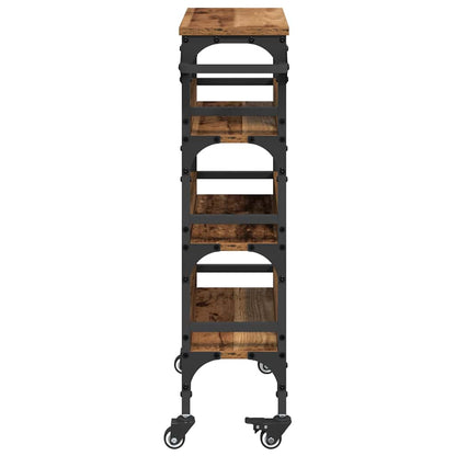 Kitchen Trolley Old Wood 53 x 20 x 76 cm Engineered Wood