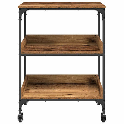 Kitchen Trolley Old Wood 60 x 41 x 80.5 cm Engineered Wood