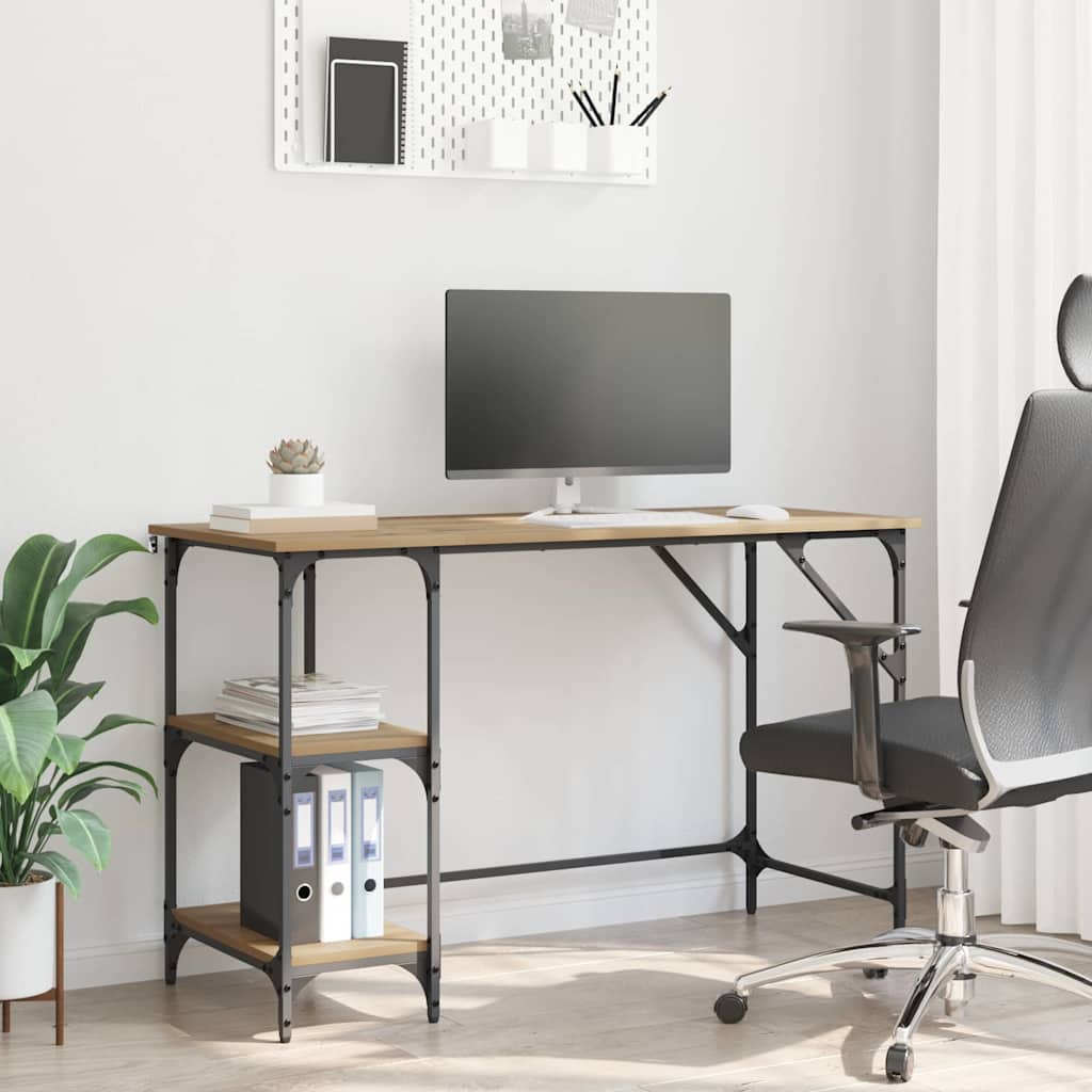 Desk Artisan Oak 120 x 50 x 75 cm Engineered Wood