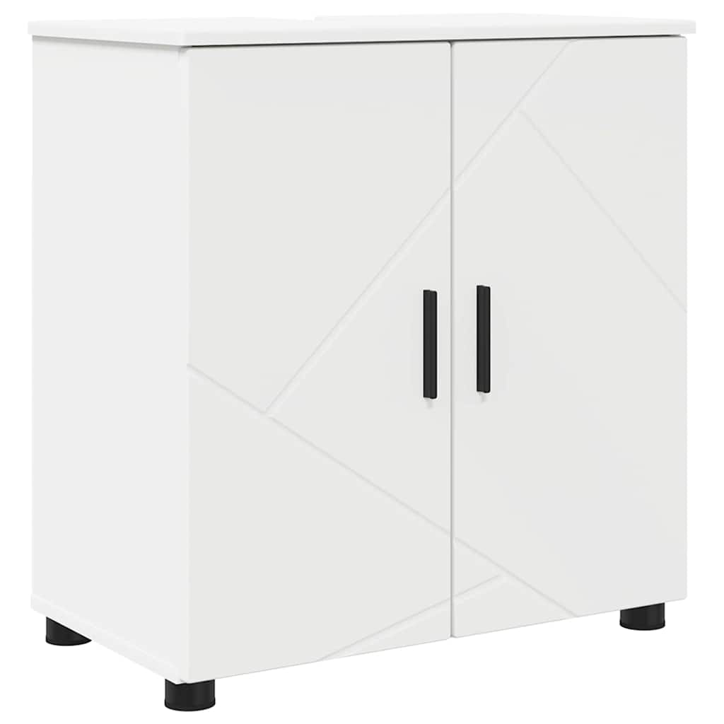 Bathroom Cabinet White 61 x 35 x 64 cm Engineered wood & Metal
