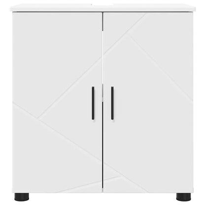 Bathroom Cabinet White 61 x 35 x 64 cm Engineered wood & Metal
