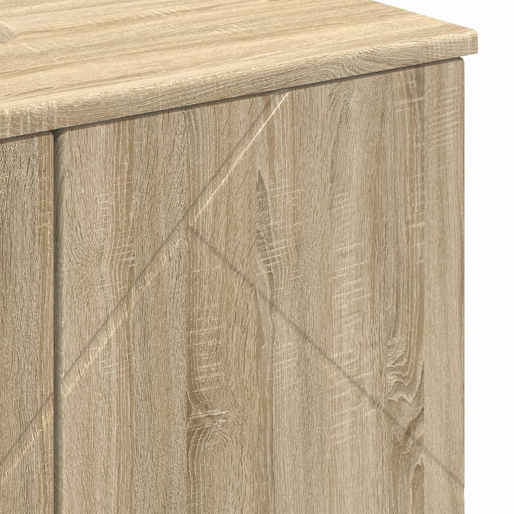 Bathroom Cabinet with Storage Sonoma Oak 61 x 35 x 64 cm