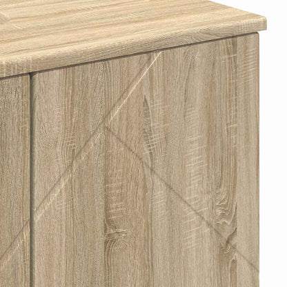 Bathroom Cabinet with Storage Sonoma Oak 61 x 35 x 64 cm