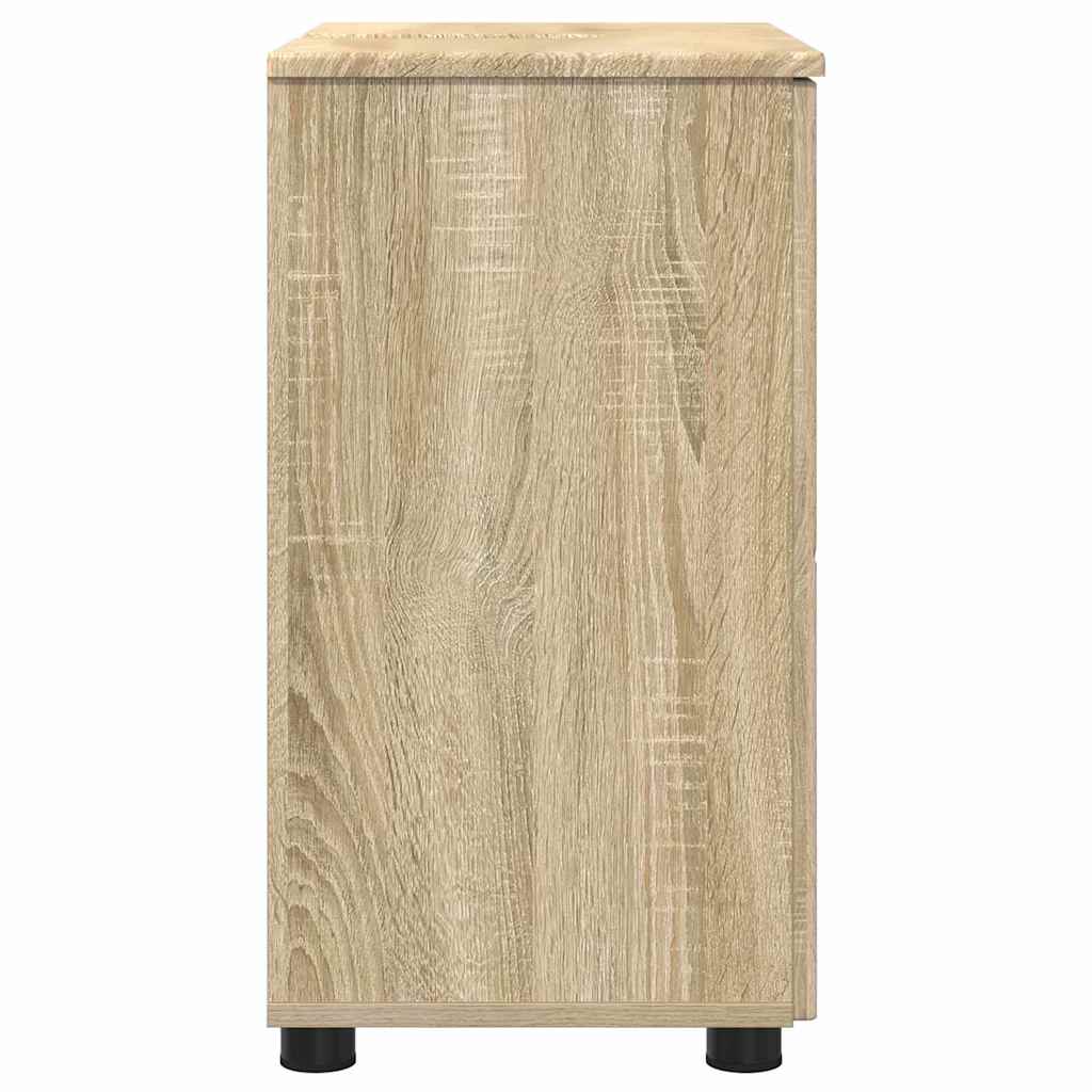 Bathroom Cabinet with Storage Sonoma Oak 61 x 35 x 64 cm