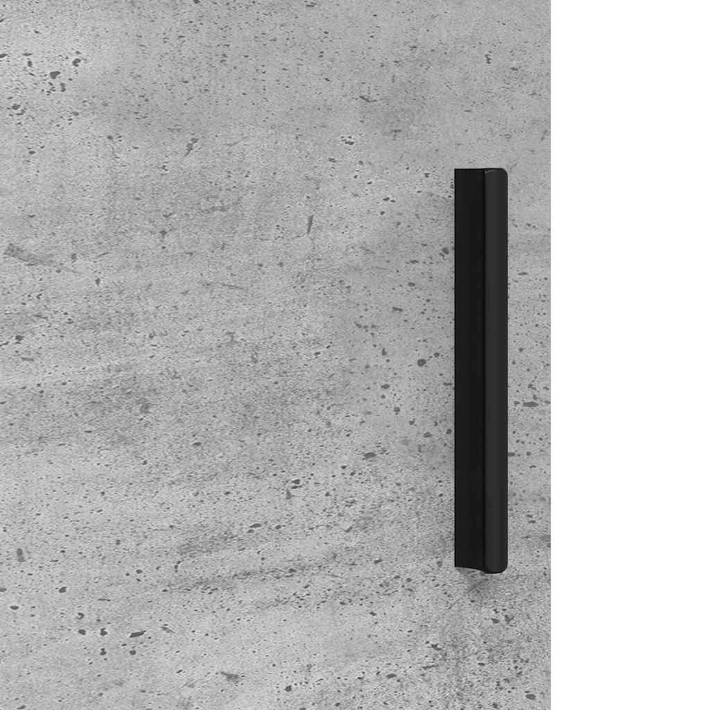 Bathroom Cabinet with Storage Concrete Grey 61 x 35 x 64 cm