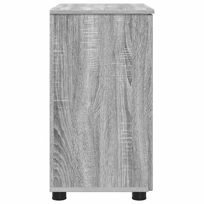 Bathroom Cabinet with Storage Grey Sonoma 61 x 35 x 64 cm