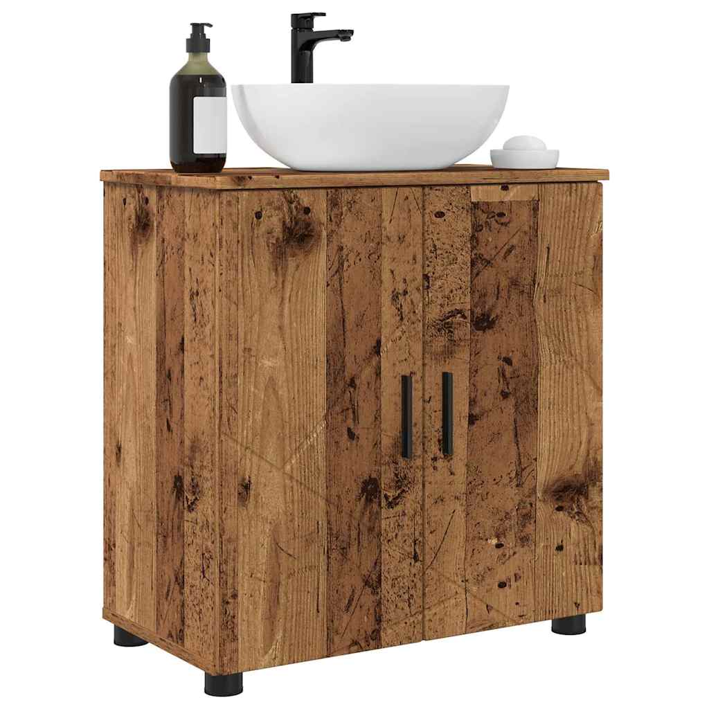 Bathroom Cabinet with Storage Old Wood 61 x 35 x 64 cm