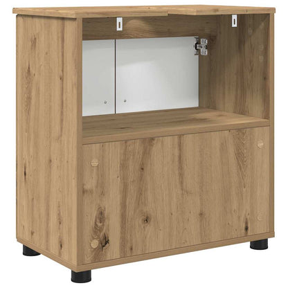 Bathroom Cabinet with Storage Artisan Oak 61 x 35 x 64 cm