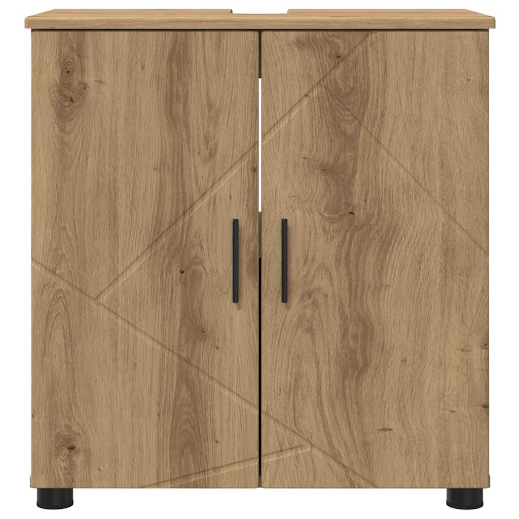 Bathroom Cabinet with Storage Artisan Oak 61 x 35 x 64 cm