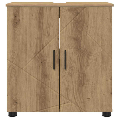 Bathroom Cabinet with Storage Artisan Oak 61 x 35 x 64 cm