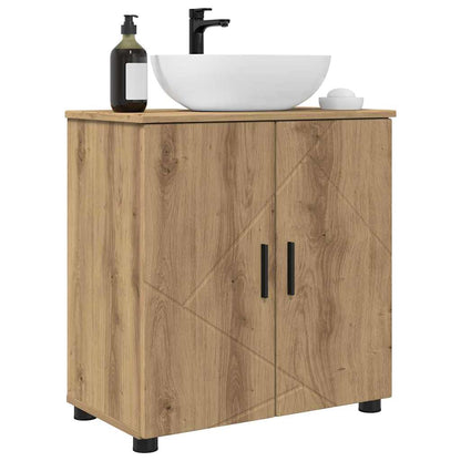 Bathroom Cabinet with Storage Artisan Oak 61 x 35 x 64 cm