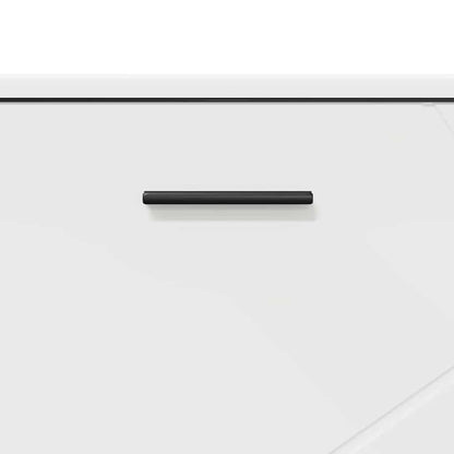 Bathroom Cabinet with Drawer with Door White 76.5 x 35 x 64 cm