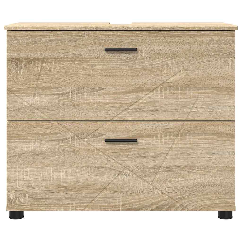 Bathroom Cabinet with Drawer Sonoma Oak 76.5 x 35 x 64 cm