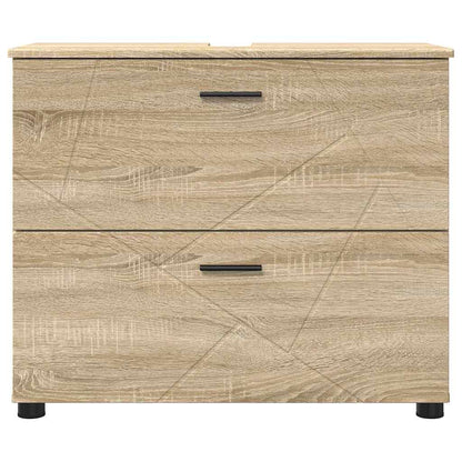Bathroom Cabinet with Drawer Sonoma Oak 76.5 x 35 x 64 cm