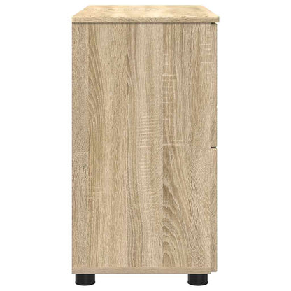 Bathroom Cabinet with Drawer Sonoma Oak 76.5 x 35 x 64 cm