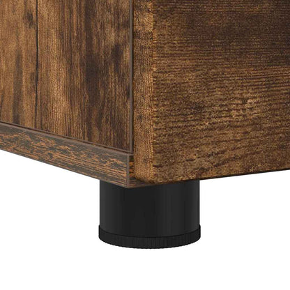 Bathroom Cabinet with Drawer Smoked Oak 76.5 x 35 x 64 cm