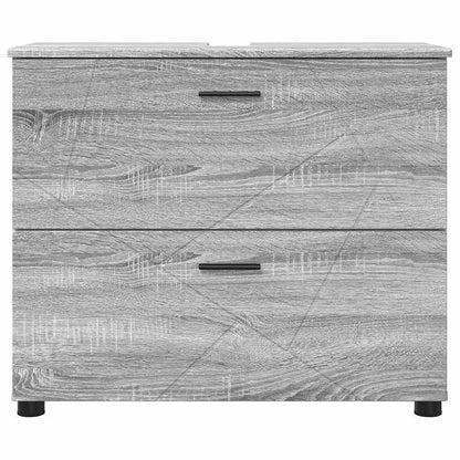 Bathroom Cabinet with Drawer Grey Sonoma 76.5 x 35 x 64 cm