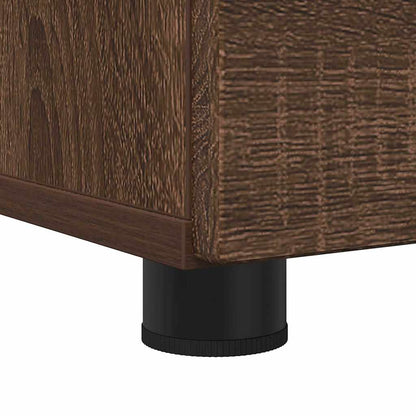 Bathroom Cabinet with Drawer Brown Oak 76.5 x 35 x 64 cm