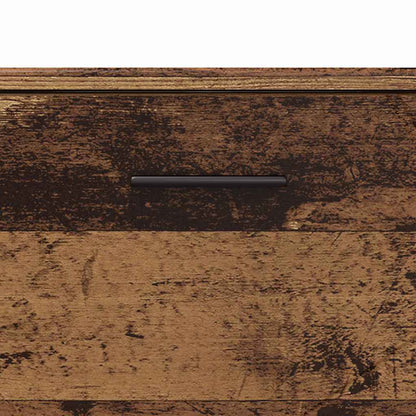 Bathroom Cabinet with Drawer Old Wood 76.5 x 35 x 64 cm