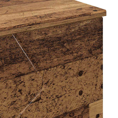 Bathroom Cabinet with Drawer Old Wood 76.5 x 35 x 64 cm