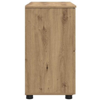 Bathroom Cabinet with Drawer Artisan Oak 76.5 x 35 x 64 cm