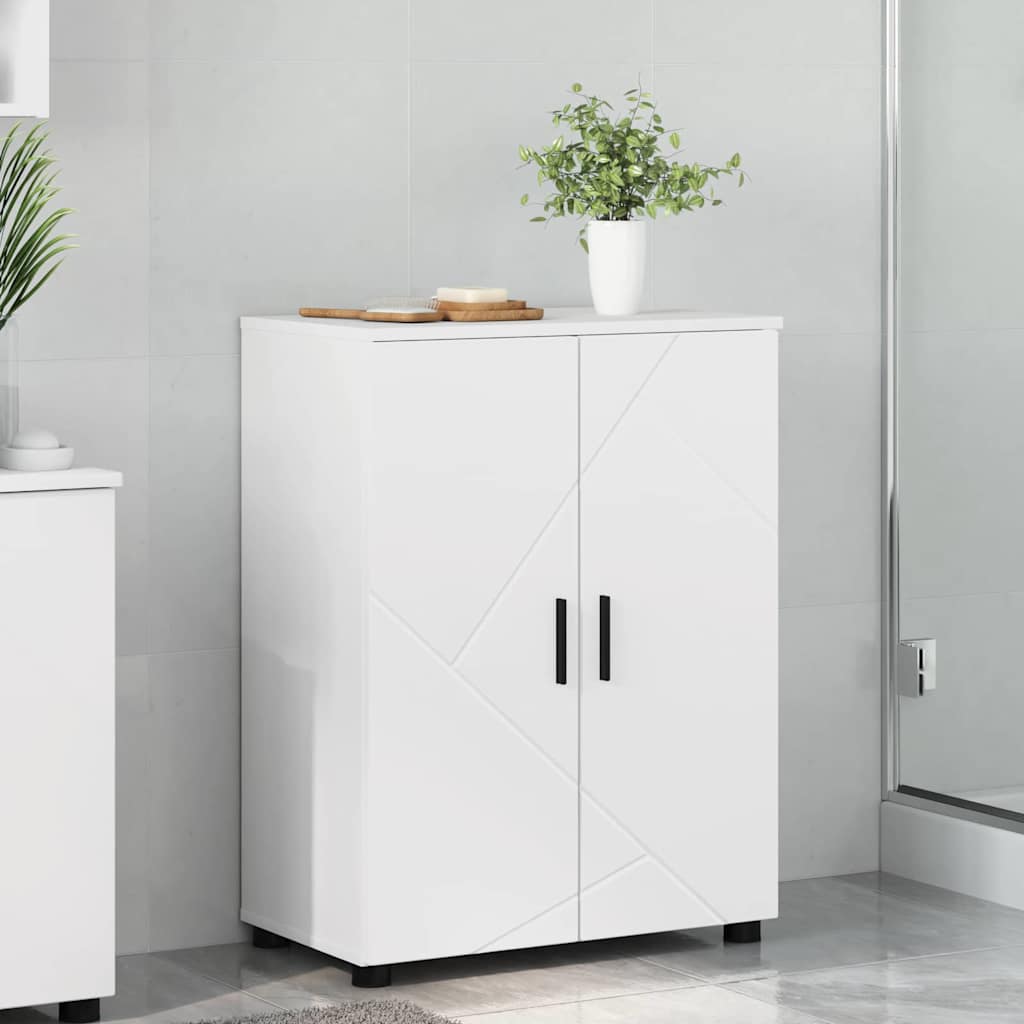Bathroom Cabinet White 60 x 35 x 80 cm Engineered wood & Metal