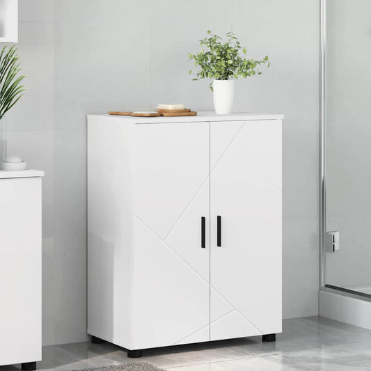 Bathroom Cabinet White 60 x 35 x 80 cm Engineered wood & Metal