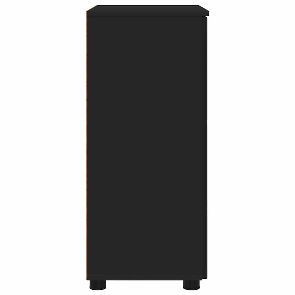 Bathroom Cabinet Black 60 x 35 x 80 cm Engineered wood & Metal