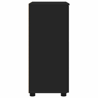 Bathroom Cabinet Black 60 x 35 x 80 cm Engineered wood & Metal