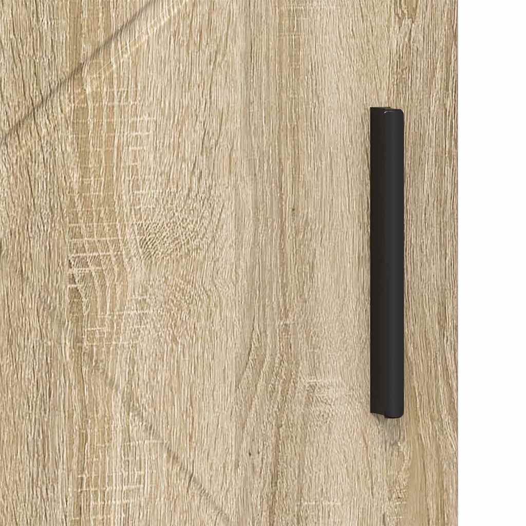 Bathroom Cabinet with Storage Sonoma Oak 60 x 35 x 80 cm