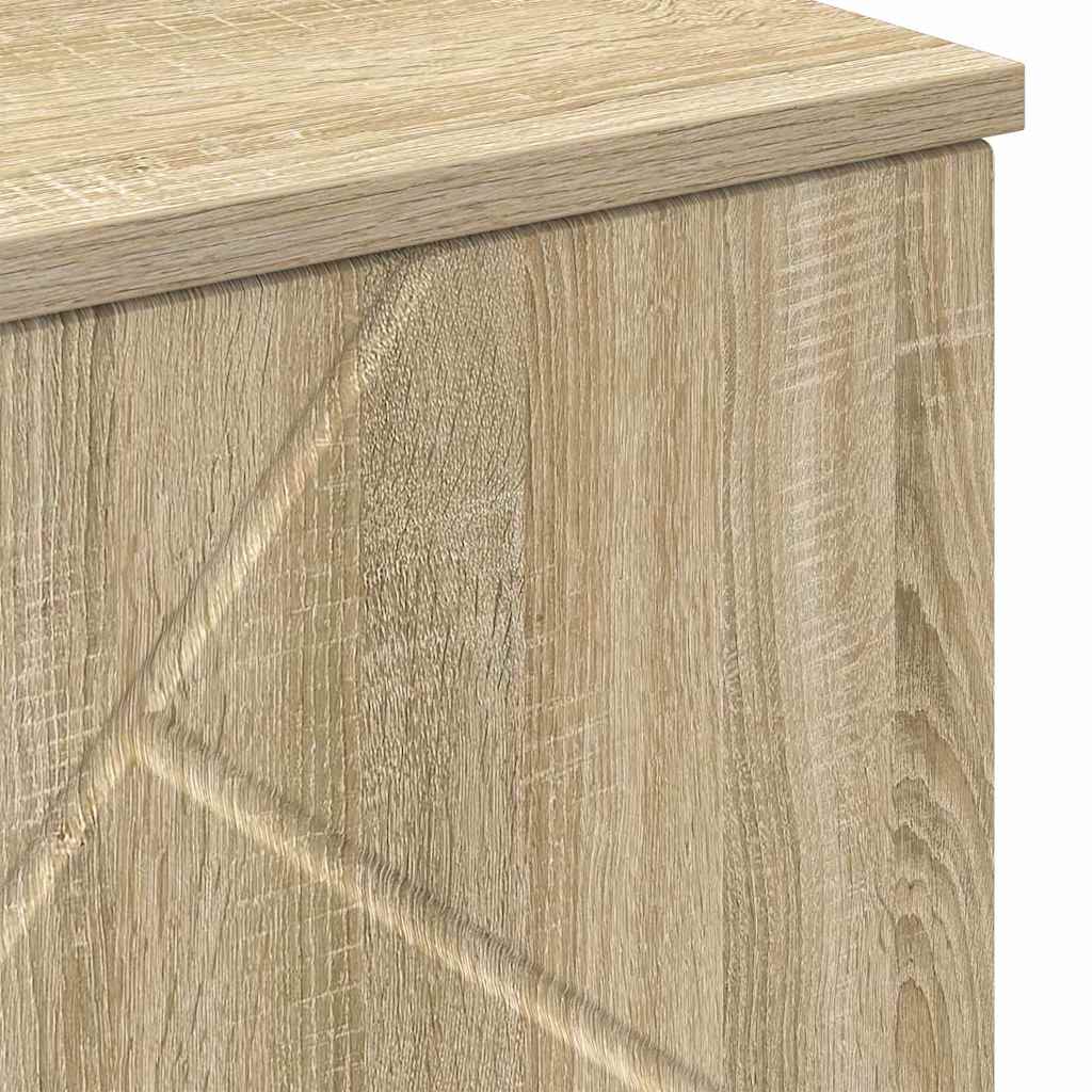Bathroom Cabinet with Storage Sonoma Oak 60 x 35 x 80 cm
