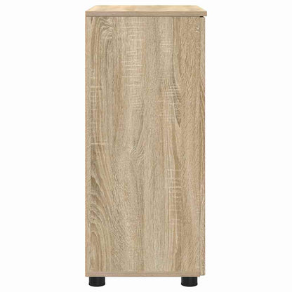 Bathroom Cabinet with Storage Sonoma Oak 60 x 35 x 80 cm