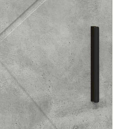 Bathroom Cabinet with Storage Concrete Grey 60 x 35 x 80 cm