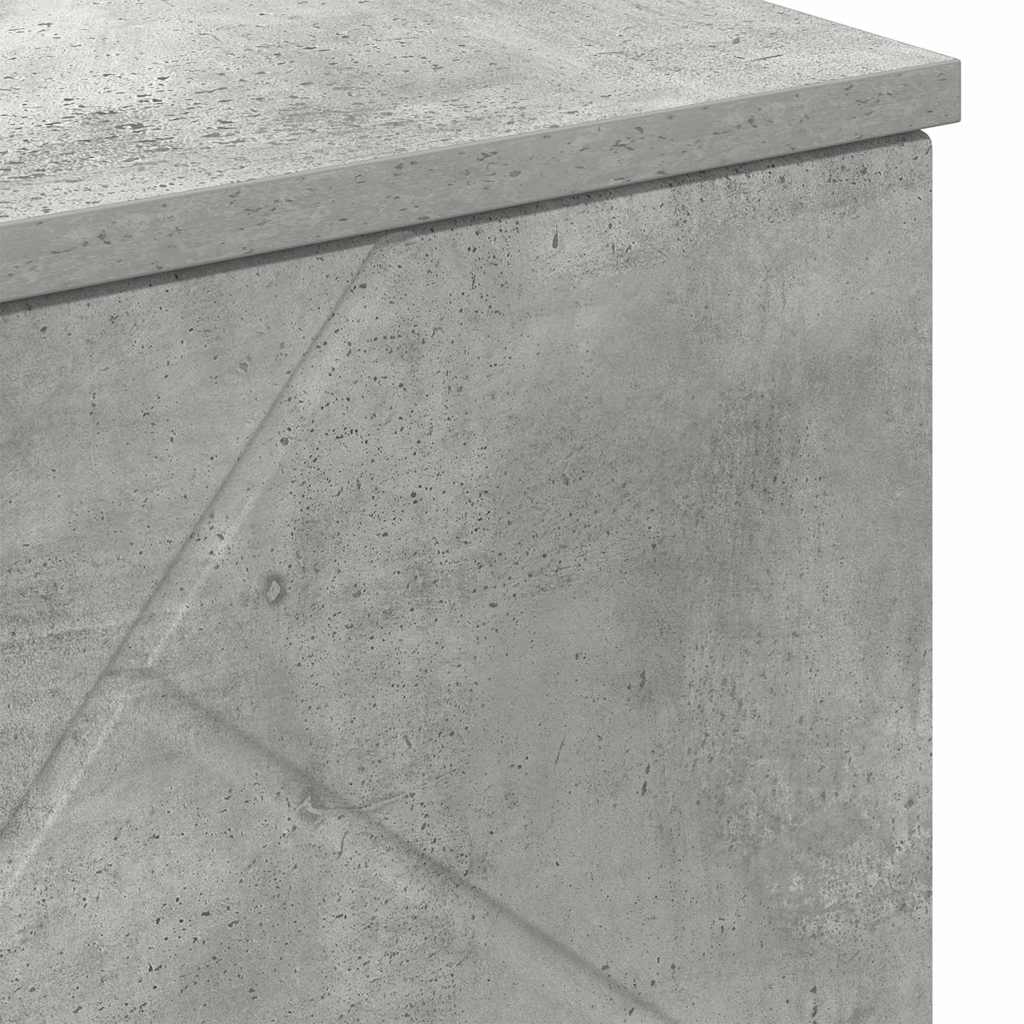 Bathroom Cabinet with Storage Concrete Grey 60 x 35 x 80 cm