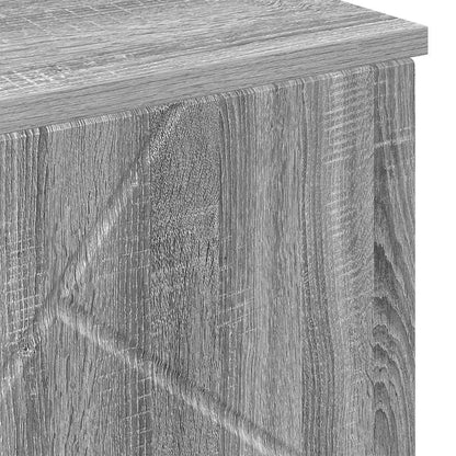 Bathroom Cabinet with Storage Grey Sonoma 60 x 35 x 80 cm