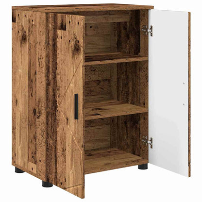 Bathroom Cabinet with Storage Old Wood 60 x 35 x 80 cm
