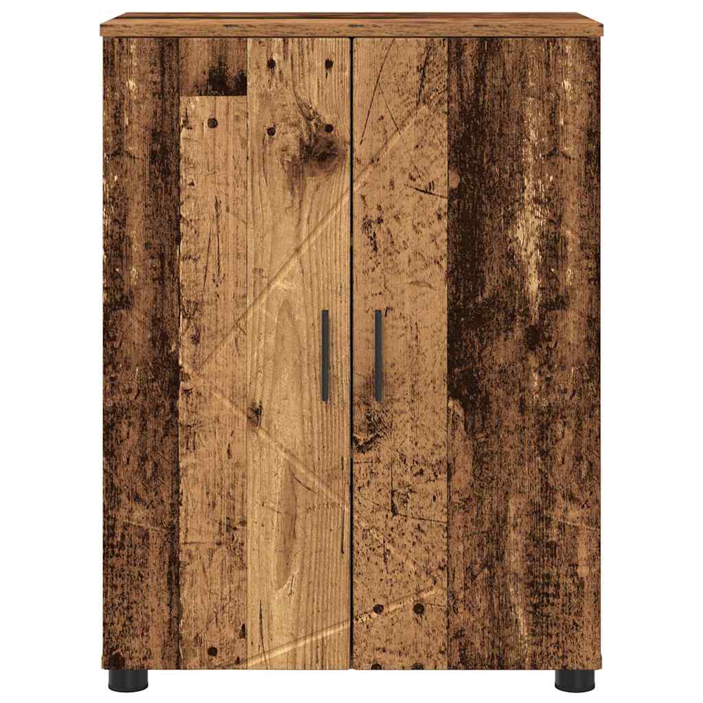 Bathroom Cabinet with Storage Old Wood 60 x 35 x 80 cm