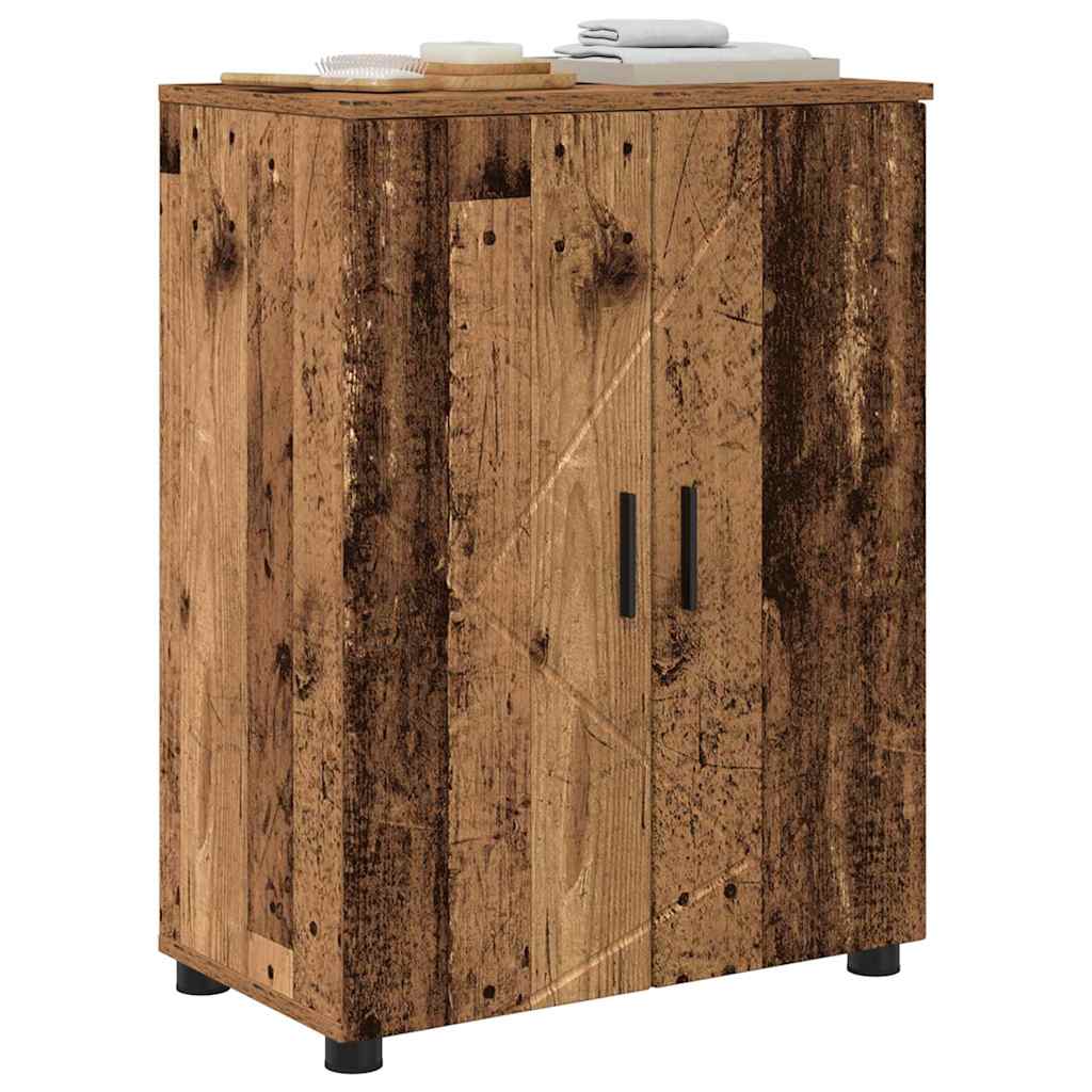Bathroom Cabinet with Storage Old Wood 60 x 35 x 80 cm