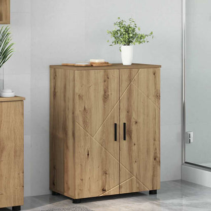 Bathroom Cabinet with Storage Artisan Oak 60 x 35 x 80 cm