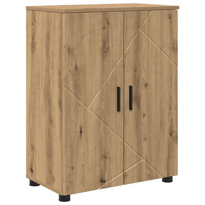 Bathroom Cabinet with Storage Artisan Oak 60 x 35 x 80 cm