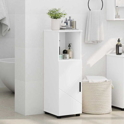 Bathroom Cabinet White 30 x 35 x 95 cm Engineered wood & Metal